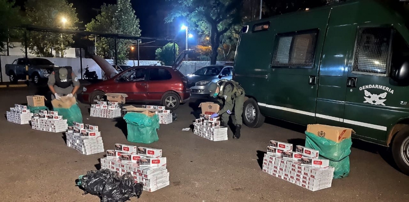  Gendarmería incautó mercadería ilegal valuada en casi seis millones de pesos